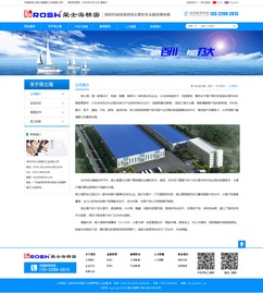 榮士海網站效果圖 深圳網絡公司 深圳做網站 深圳建網站